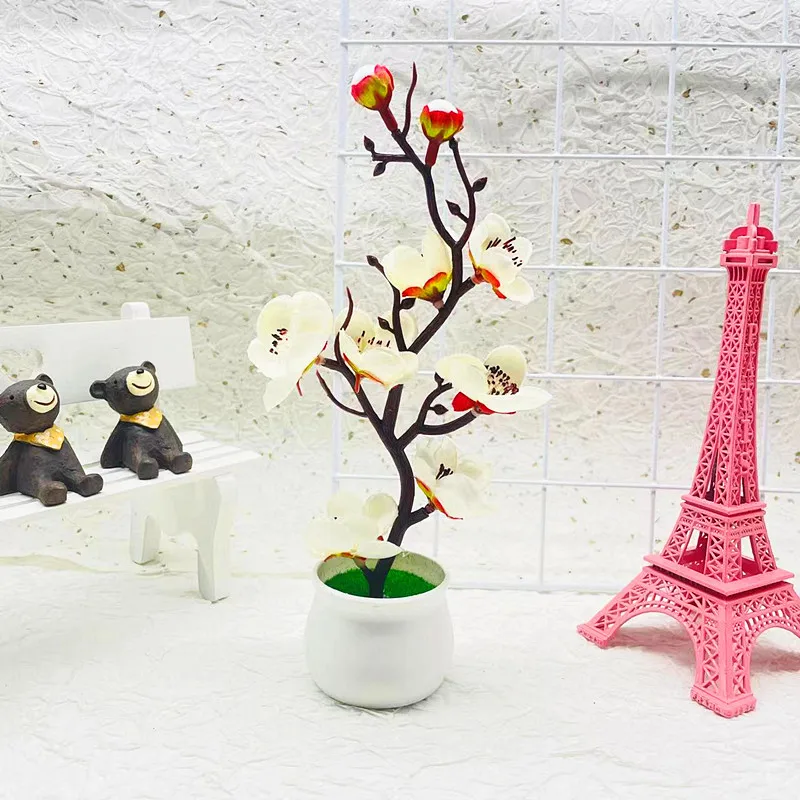 Knstliche Bonsai Pflanze Dekoblume Tischpflanze Kunstbaum Simulation