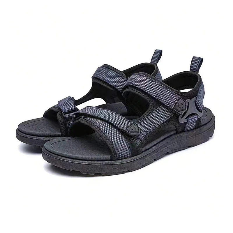 Herren Sandalen Freizeit Strand Casual Leicht Bequem Klettverschluss - Bild 8 von 9