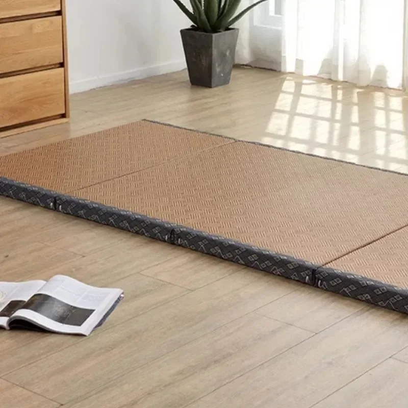 Faltbare Tatami Bodenmatte Kokosfaser Matte Meditationsmatte Yoga Futon - Bild 7 von 8