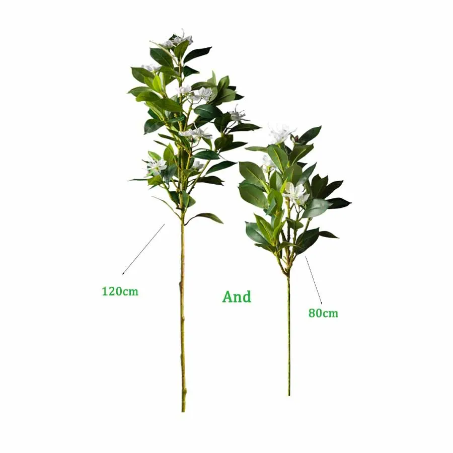 Tropische Große Kunstpflanze Ficus Banyan Baum Dekor Faux Magnolie Pflanzen - Bild 10 von 11