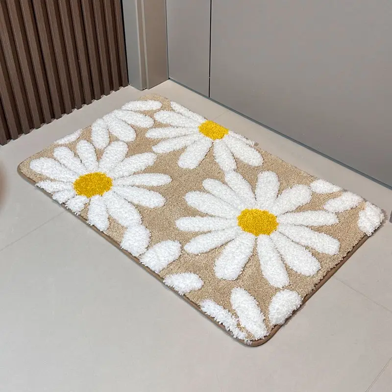 Bodenmatte Bad Teppich Fußmatte rutschfest saugfähig waschbar modern - Bild 7 von 15